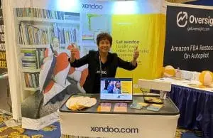 Lil Roberts at a tradeshow